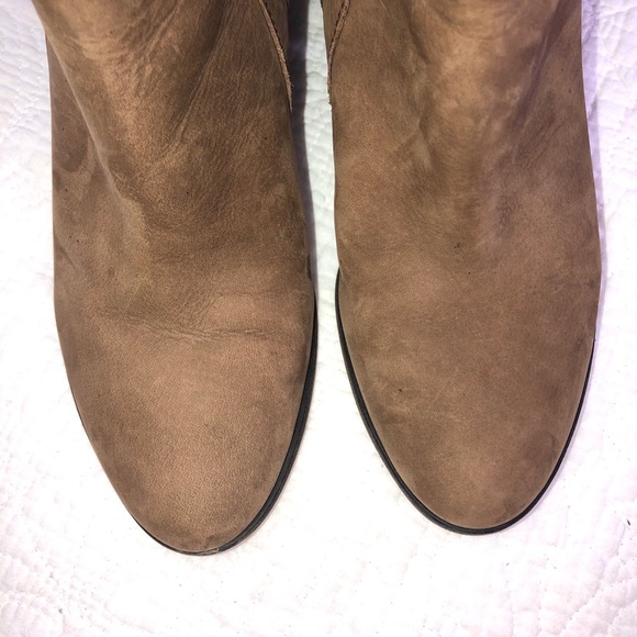 FRANCO SARTO Dotty Ankle Boots Tan Leather Sz 9 - Picture 7 of 14